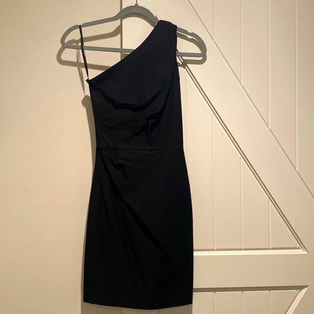 Stop Staring Black Fitted Dress